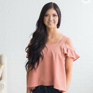 Cold shoulder top